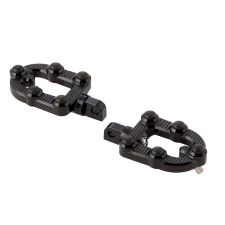 NESS MX FOOTPEGS BLACK NO MOUNTS